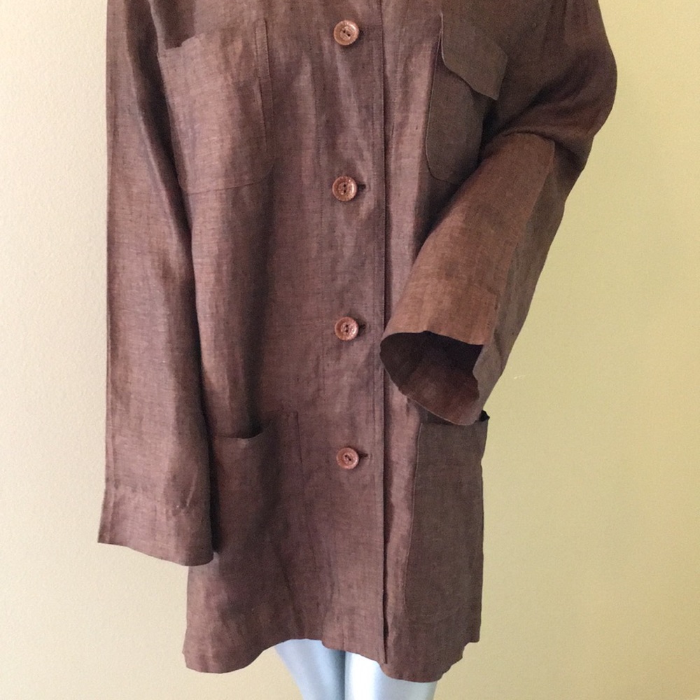 ESCADA Margaretha Ley 100% linen blazer - Picture 3 of 12